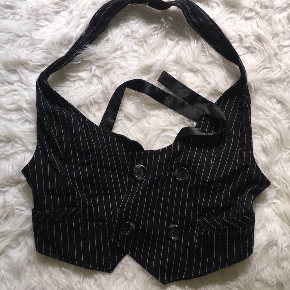 STRIPPED VEST